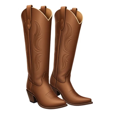 classic western cowboy boots with pointed toe and tall shaft sticker