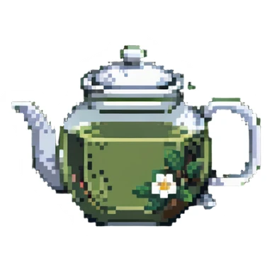 Green tea from China sticker