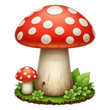 psychodelic mushroom single simple colorful harvested psylocybine sticker