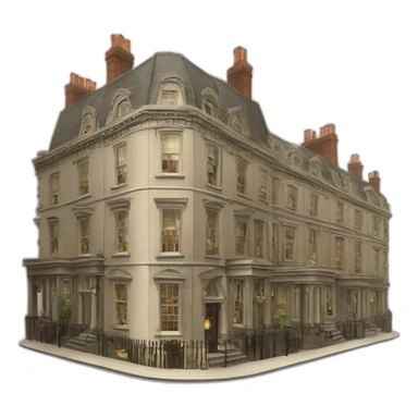 Victorian era london city sticker