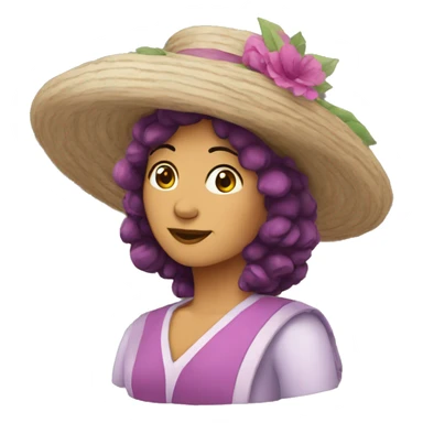 Berenjena voladora sticker