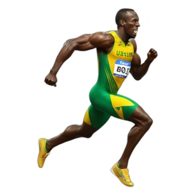 Usain bolt sticker