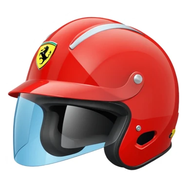 ferrari helmet sticker