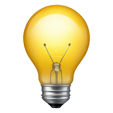 pointing to a lightbulb smiling sticker