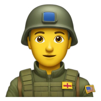 Solder ukraine sticker