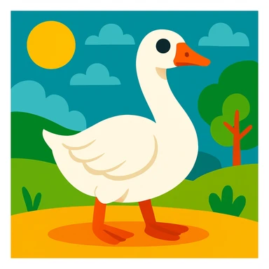 Goose sticker