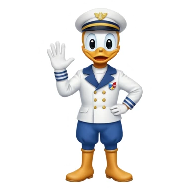 donald duck full sticker