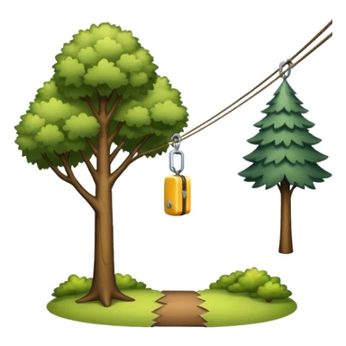 zip line emoji sticker