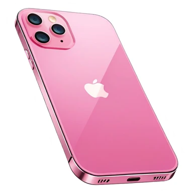 Pink iPhone 12 sticker