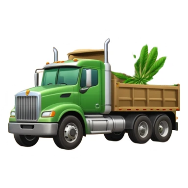 weed destiny semi truck sticker