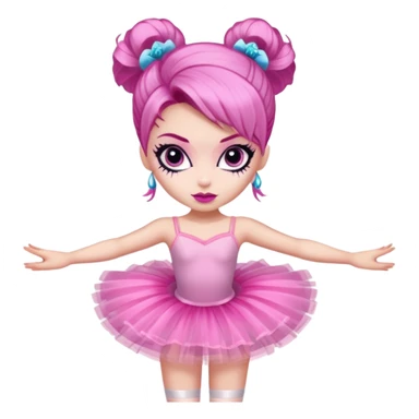 Ballerina monster high sticker