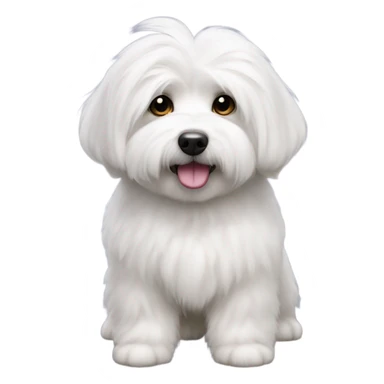 Coton de tulear dog sticker