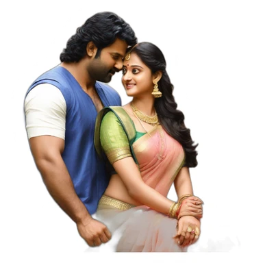 Prabhas Anushka Shetty sticker