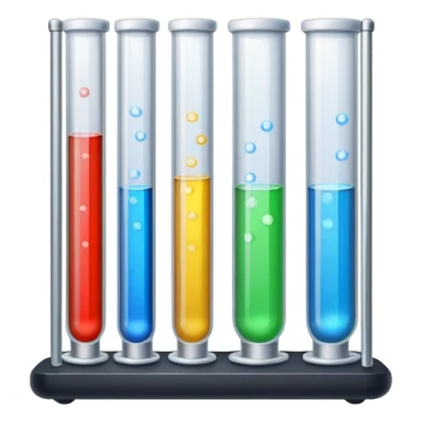 Test tubes sticker