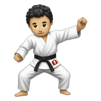 Yo practicando  hapkido Kong in sticker