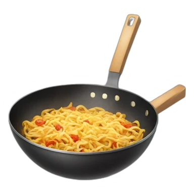 frying wok sticker