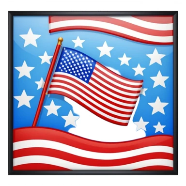 America in Distress upside down flag emoji sticker