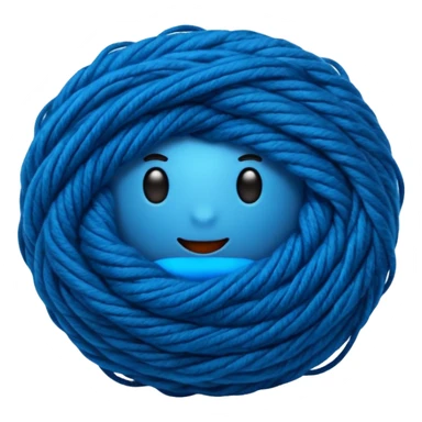 one color ball of yarn sticker