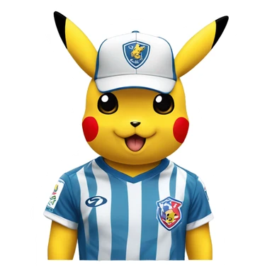 Pikachu com camisa do fortaleza esporte clube sticker