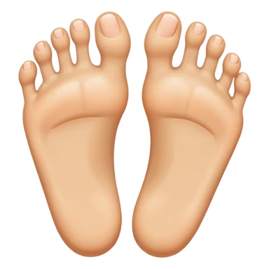 a face with feet sticker