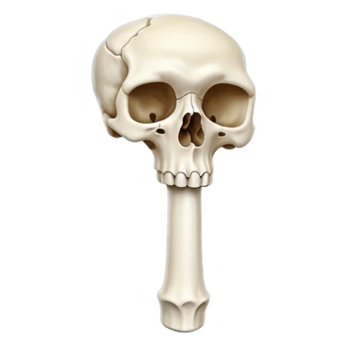 singular humerus bone sticker