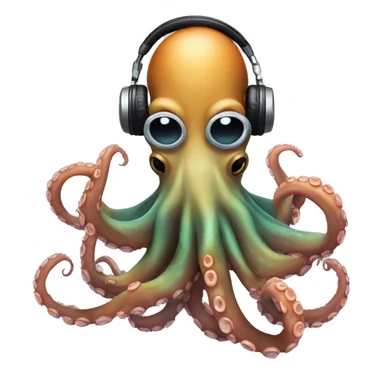 Dj octopus  sticker