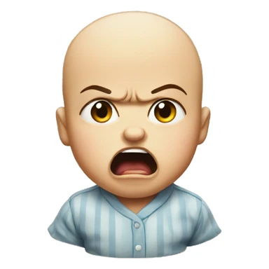 Angry Baby sticker
