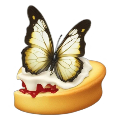 Bite avec un noeud papillon sticker