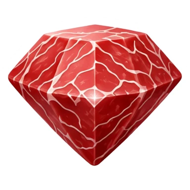 Diamond meat sticker