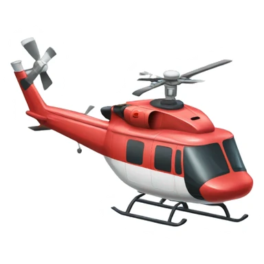 Helicopter running in runway  sticker