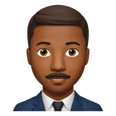 michael b jordan with stache sticker