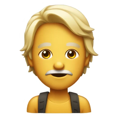 A emoji giving a side eye sticker