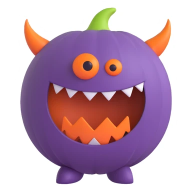 the Halloween monster ball sticker