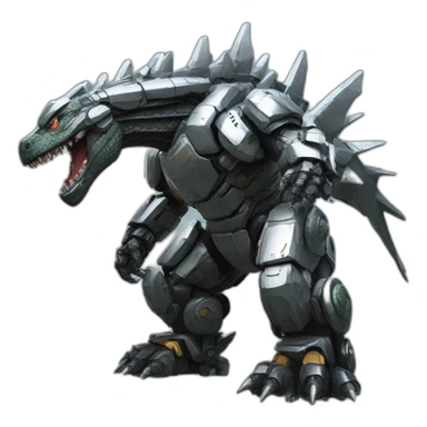 mecha godzilla sticker