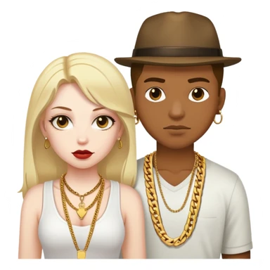 quite girl and her gangster boyfriend  sticker