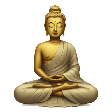 buddha meditation sticker