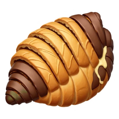 Chocolate croissant  sticker