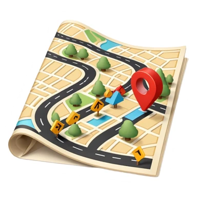 road map sticker