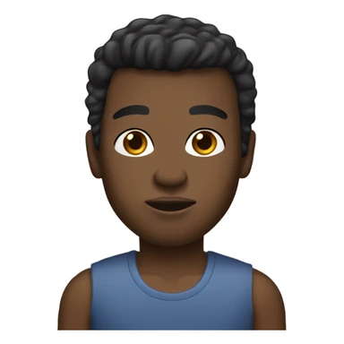 dark haired light brown skin with a 50 cent t shirt sticker