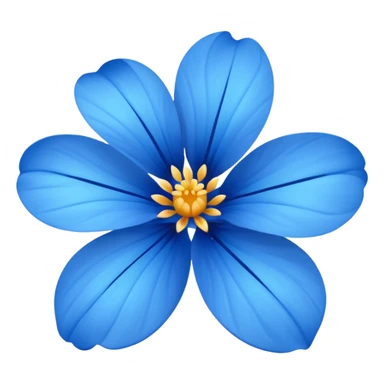 Flor azul sticker