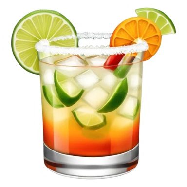 Spicy mezcal margarita sticker