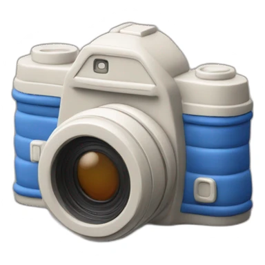 Plasticine slr film camera sticker