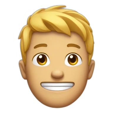 hands up guilty smile sticker