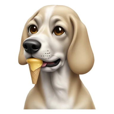Snoop dog eating ice cream  sticker