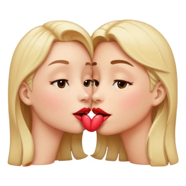 Lip kiss sticker