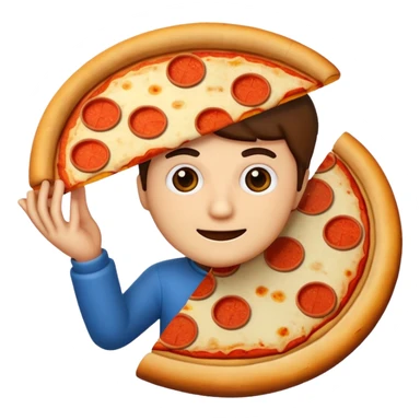 italian emoji person with pizza sticker
