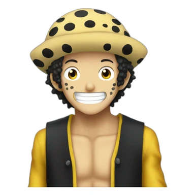 Trafalgar law One piece sticker