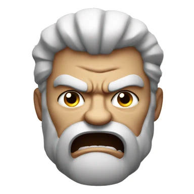 Angry goliath sticker