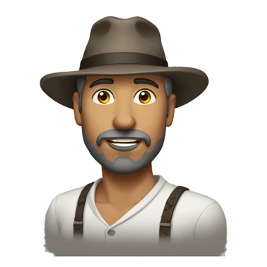 Hombre buchón  sticker