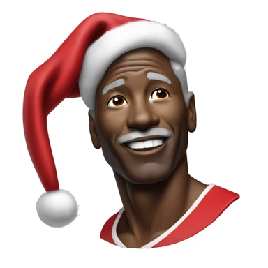 Micheal Jordan as Santa  sticker